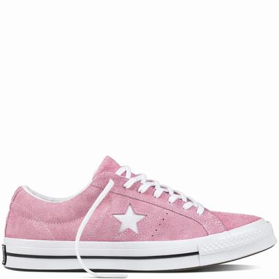 Converse One Star Cotton Candy Low Tops Womens - Light Purple/White/Black Shoes (479WPXAS)